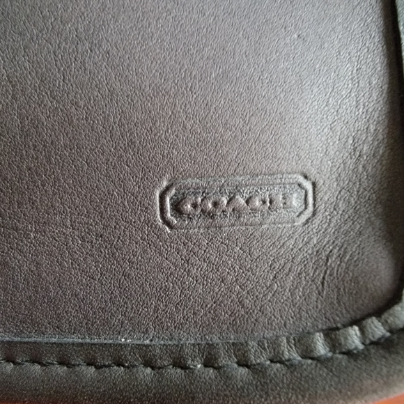 Vintage Coach Chunky Case EUC Gray Leather w hangtag and original sales tag 7165 - Picture 5 of 14